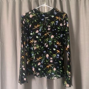 Floral print top